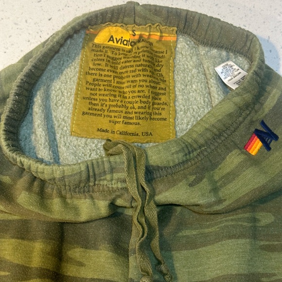 Aviator Nation x Soulcycle army style sweatpants - Picture 7 of 16